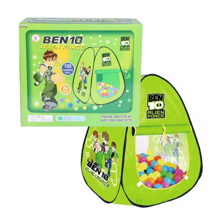 Ben%2010%20Tent%20House%20With%2050%20Ball%20-%20Green%20-%20Image%204