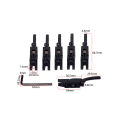 6 Pcs Metal Guitar Locked String Saddles Electric Guitar Replacement Tremolo Bridge Locked String Saddle.