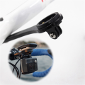 ICQURBT 2X Carbon Fiber Bike Computer Mount Bicycle Road Bike Cycling Computer Meter Mount Holder for Mount. 