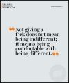 THE SUBTLE ART OF NOT GIVING A FU*K by Mark Manson. 