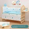 Multifunctional Baby Bed, Solid Wood Newborn Cradle, Children's Crib With Mosquito Net. 