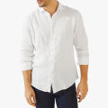 Trendsetter -New Fashion Summer Casual White Cotton Linen Shirt For Men - Denim Shirt For Men - Shirt For Men - Shirt For Men- Inventive Choice. 