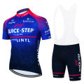 【Bestseller Alert】 QUICK STEP Team Cycling jersey Sets Men's Cycling Clothing Summer Short Sleeve MTB Bike Suit Pro Bicycle Clothes Ropa Ciclismo. 
