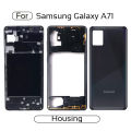 Full Body Housing for Samsung Galaxy A71 (LCD Frame Panel,Middle Frame  and Back Panel). 
