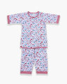 White Red Car Print Fine Cotton Fatua Set for Baby Boys Dress.