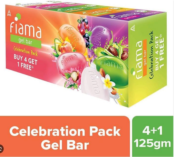 Fiama%20Gel%20Bar%20Buy%204%20Get%201%20Free%20Soap%20Indian%20-%20625G%20INDIAN%20-%20Image%202