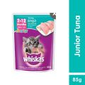 WHISKAS Junior Cat Tuna Pouch Wet Cat Food 85gm. 