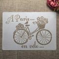Stencil for Wall & Fashion Painting Template 10in by 8in.. 