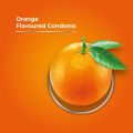 Skore Orange Flavored 1500+ Dots Condoms for Men With Extra Lubrication | 10pcs Pack | India.