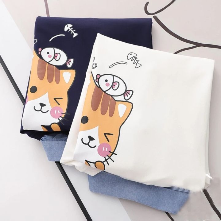 Cartoon%20Kitty%20Print%20Long%20Sleeve%20Pullover%20Top%20Women%20Sweatshirt%20-%20Image%204