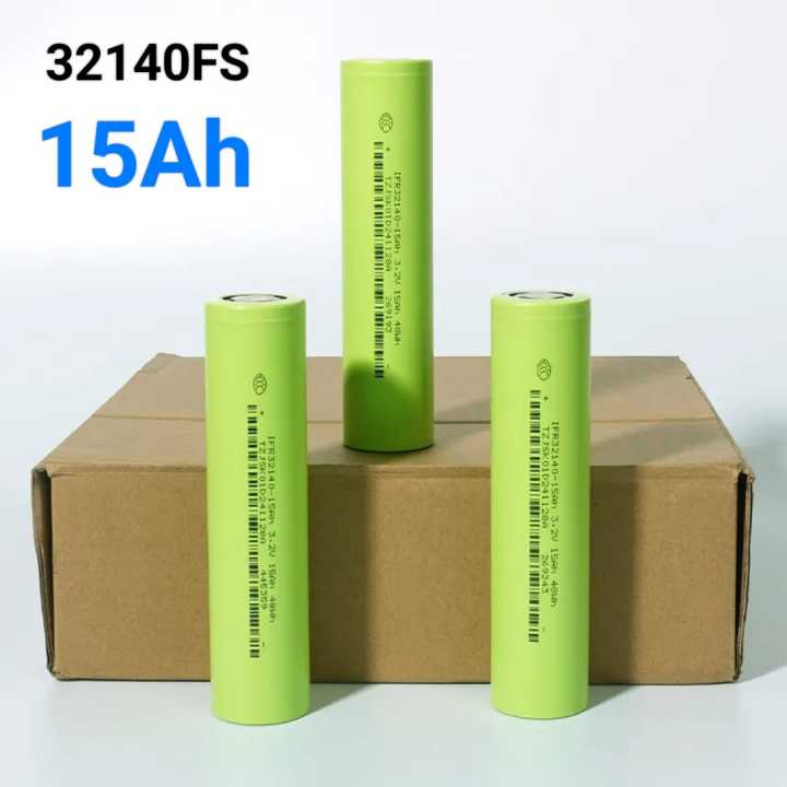JSK 32140 Lifepo4 Cylindrical Rechargeable Lithium Battery 32140 Lifepo4 Battery 32140 Cell 3.2v 15ah 1pc