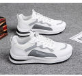 Men's Shoes Summer Breathable Trendy Wild Running Men's Casual Sports Mesh Shoes Men's White Daddy Shoes.