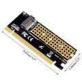 M.2 to PCIE x16 Adapter Card Pci-e to m.2 Convert Adapter NVMe SSD Adaptor. 