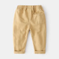2023 Fashion Korean Trendy Handsome Casual Pants Spring cotton comfortable mid-rise casual pants for small and medium-sized children. 