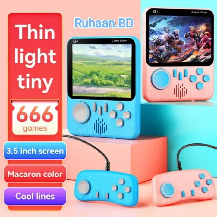 G7%20Retro%20Video%20Game%20Console%20with%20Gamepad%20(Controller)Built-In%20666%20Game%203.5Inch%20Screen%20AV%20Out%20Pocket%20Gamepad%20Handheld%20Game%20for%202%20Players%20Controller%20-%20Image%207