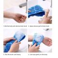 Silicone Body Brush Belt Scrubber – Double-Sided Shower Strap for Back Cleaning & Massaging | Unisex, Multicolor.