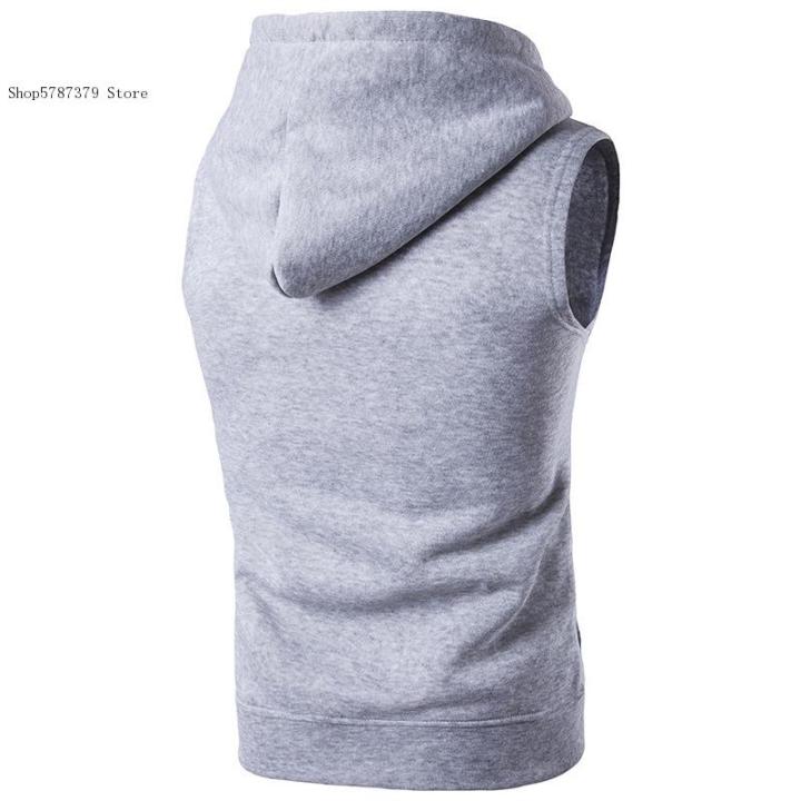 Men's%20Casual%20Hoodie%20with%20Sleeveless%20Zipper%20Sports%20Shirt,%20Spring/summer/autumn%20Cotton%20Jacket%20Vest%20-%20Image%205