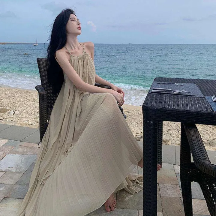 Beach%20long%20seaside%20vacation%20dress,%20high-end%20divine%20dressing,%20large%20and%20elegant%20fairy%20style%20suit%20dress%20-%20Image%202
