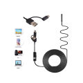 Android Endoscope Camera 3in1 Waterproof with Flexible wire / Hard wire.