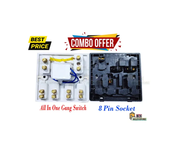 8%20Pin%20Multi%20Gang%20Socket%20&%205%20In%201%20AC%20250V%206A%20Combine%204%20Pcs%20Gang%20Switch%20Fan%20Dimmer%20Regulator%202%20Pin%20Socket%20LED%20Indicator%20and%20Fuse%20Full%20Room%20Cover%20-%20Image%203