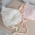 【beauty code store】（NEW）Lace Baby Soft Newborn Girl Accessories Princess Summer Solid Flower Infant Baby Hat Bonnet Cap. 