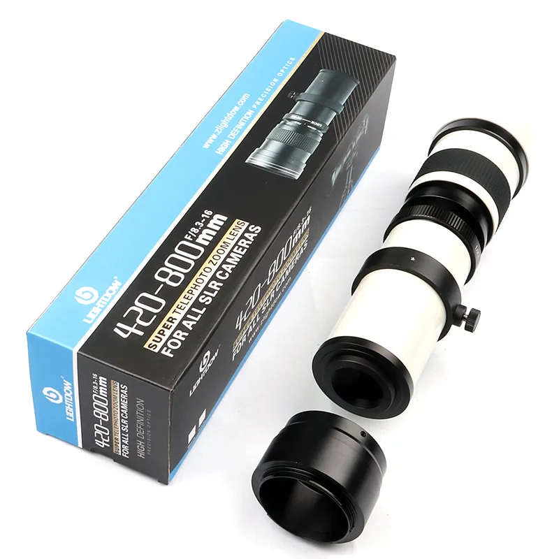 Lightdow Super Telephoto Manual Zoom Lens 420-800mm With
