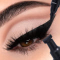 2 in 1 Stamp Black Liquid Eyeliner Pen Waterproof Fast Dry Triangle Seal Eye Liner Pencil Cosmetic Double-ended Eyeliner Makeup Cosmetics. 