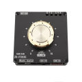 ZK-F502E Cool Volume Indicator Bluetooth Audio Power Amplifier Board Module LC Filter Stereo 50W+50W. 