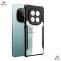 For Realme Narzo 70 Turbo / Realme P2 Pro 5G Edge-Reinforced Shockproof Cushion Back Clear Hybrid Transparent Hard Cover.
