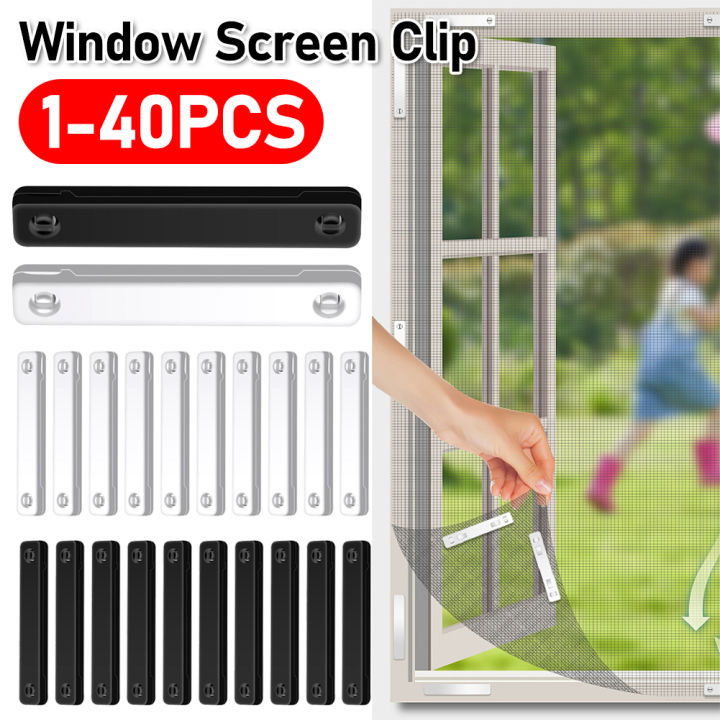 1-40pcs Magnetic Window Screen Clip Magnets for Mosquitoe Screen Protection No punching Strong Fixation Windows Mounting Buckle