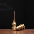 【Hey my home】High Incense Alloy Copper Holder Can Be Fixed Incense Sticks And Coil Incense Burner Censer. 