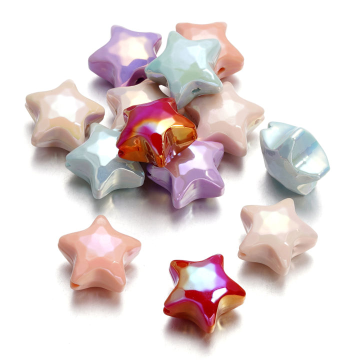 St.kunkka%204pcs/Set%2018.7x19.5mm%20Fantasy%20Color%20Star%20Shaped%20Bead%20Acrylic%20Loose%20Spacer%20Beads%20For%20DIY%20Jewelry%20Making%20-%20Image%205