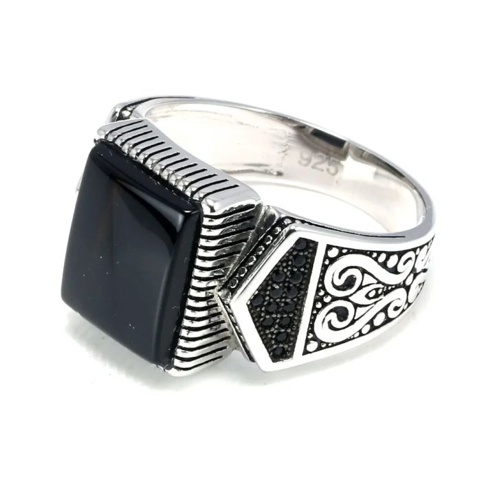 Guaranteed%20Mens%20Rings%20Silver%20s925%20Antique%20Turkish%20Rings%20For%20Mens%20Signet%20Ring%20With%20Stone%20Color%20Square%20Turkish%20Jewelry%20Anello%20Uomo%20-%20Image%207