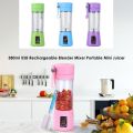Mini USB Rechargeable Portable Electric Fruit Juicer-USB Smart Juicer: Portable Blend Cup for Fresh Juice. 