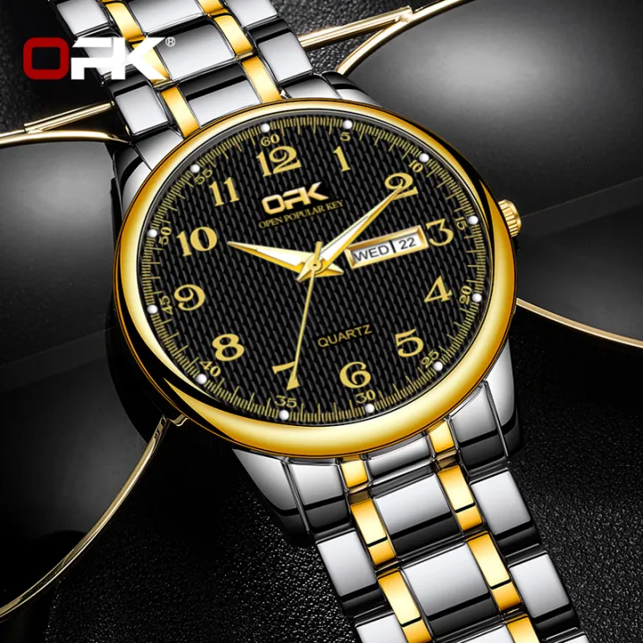 OPK%20new%20watch%20for%20men%20relo%20water%20proof%20pang%20lalaki%20fashion%20casual%20stainless%20steel%20quartz%20watch%20gold/black%20calendar%20luminous%20display%20-%20Image%205