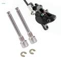 2Pcs Bike Disc Brake Bolts Brake Clamp Bolt Titanium Bolt Durable Portable Fittings 3mm Brake Lever Screws M4 Thread Alloy Bike Brake Screws.