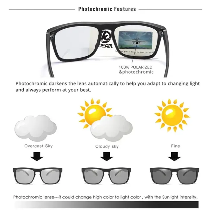 KDEAM%20Guy's%20All%20Matching%20Polarized%20Sunglasses%20Night%20Sight/Photochromic%20Driving%20Glasses%20UV400%20New%20Colors%20of%20KD156%20CE%20-%20Image%203