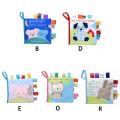 Soft Books Infant Cute Animal Pattern Cloth Books Baby Educational Cloth Book Cognition Toys. 