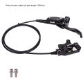ZTTO MTB Hydraulic Disc Brake IS Post Mounting Left Front Right Rear Calipers Rotor Oil Pressure Brake Set Bicycle Brake Black.