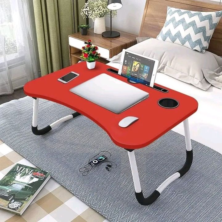Computer Laptop Desk Small Foldable Multi-Function Bed Desk Simple Dormitory Lazy Table Bed with Laptop Table