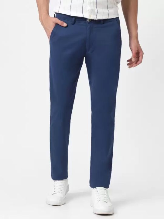 Men's Premium Navy Blue Gabardine Pant