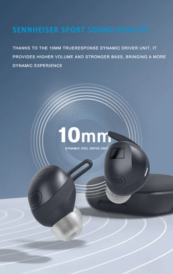 Sennheiser MOMENTUM Sport true wireless earphones, Bluetooth music