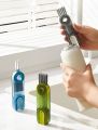 3-in-1 Bottle Cleaner Brush Dirt Removal Vacuum Cup Cleaning Tools Brush for Window Feeder, Mug (Multicolor). 