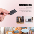 Plastic Shims for Leveling - 36 Piece Jar, Strong and Durable Table Wedges, DIY Levelers for Furniture, Table, Chair. 
