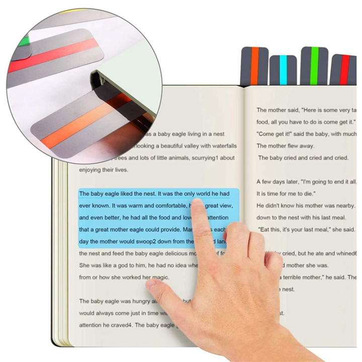 40%20Pack%20Reading%20Guide%20Strips%20Colored%20Overlay%20Highlight%20Bookmarks%20Reading%20Tracking%20Rulers%20for%20Children%20And%20Dyslexics%20-%20Image%205