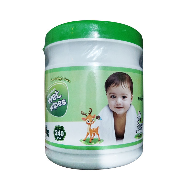 Bashundhara Wet Wipes for Baby - 240 Pieces