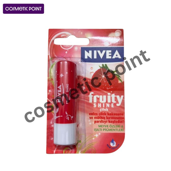 NIVEA Fruity Lip Balm 4.8g (strawberry)