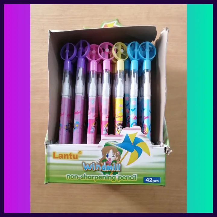 Fancy%20Pen%20Pencil%20with%20attractive%20toy%20fan%20as%20cap%20(Pack%20Of%2010)%20-%20Image%204