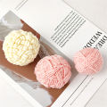 Aromatherapy Gypsum Soap Ice Cube Mold Home Decor Wool Ball Silicone Candle Mold Irregular Braided Ball Rope Knot. 