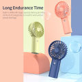 Yoobao Y-F3 USB Fan Rechargeable Handheld Mini Fan Desktop 3-level Small Fans Electrical Fan Blue 3000mAh.